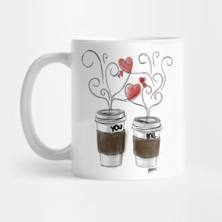 A latte of love between you and me. Mug